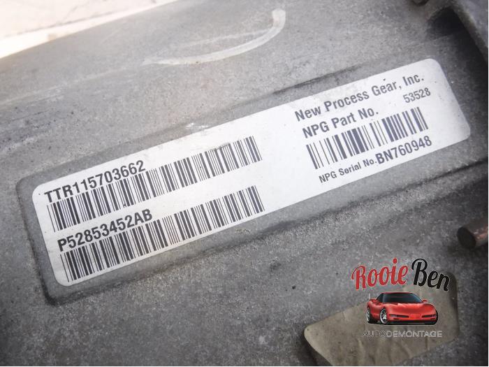 Transferbak 4x4 van een Dodge Nitro 2.8 CRD 16V 4x4 2007