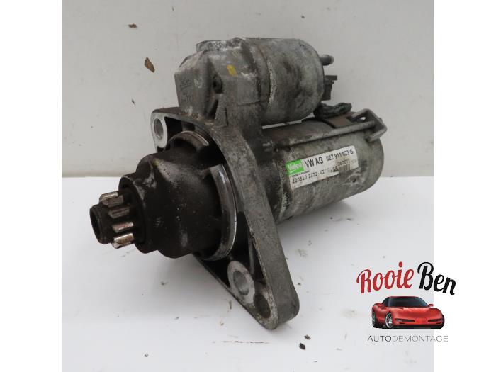 Startmotor från en Volkswagen Golf VI (5K1) 1.4 TSI 122 16V 2010