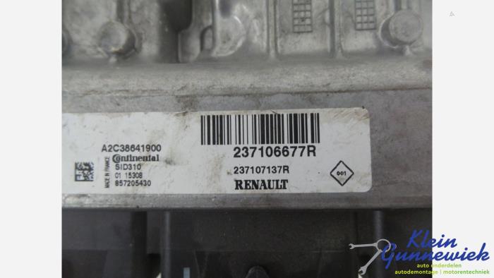 Insprutningsdator från en Renault Megane 2016