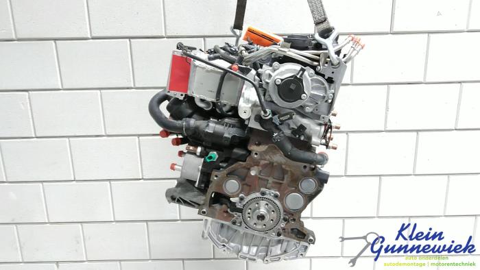 Motor van een Audi A6 2016
