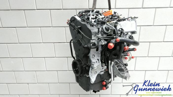 Motor van een Audi A6 2016