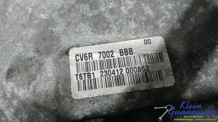 Versnellingsbak van een Ford Focus 2012