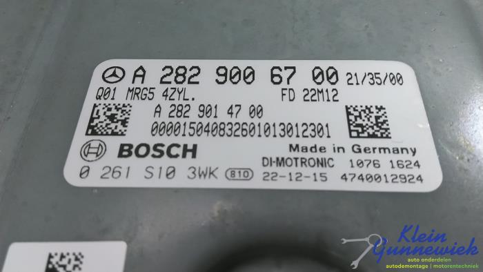 Insprutningsdator från en Mercedes A-Klasse 2023