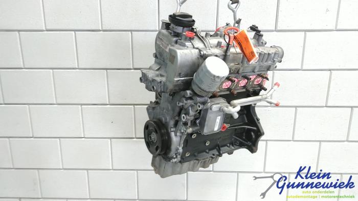 Motor van een Volkswagen Golf 2012