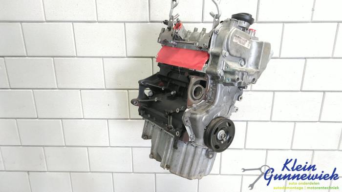 Motor van een Volkswagen Golf 2012