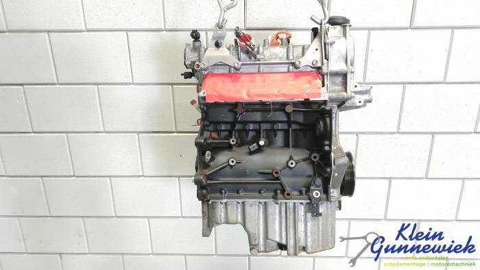 Motor van een Volkswagen Golf 2012
