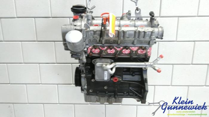 Motor van een Volkswagen Golf 2012