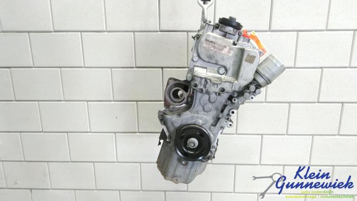 Motor van een Volkswagen Golf 2012