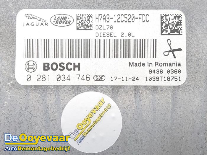 Dator, motorstyrning från en Jaguar F-Pace 2.0 D 180 16V AWD 2018