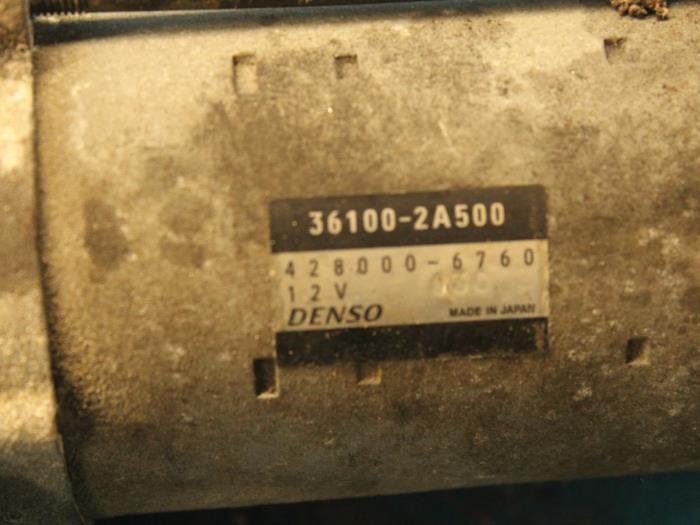 Startmotor från en Kia Cee'd (JDB5) 1.6 CRDi 16V VGT 2013