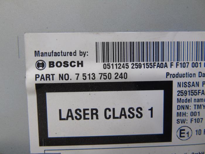 Navigeringssystem från en Nissan Micra (K14) 0.9 IG-T 12V 2018