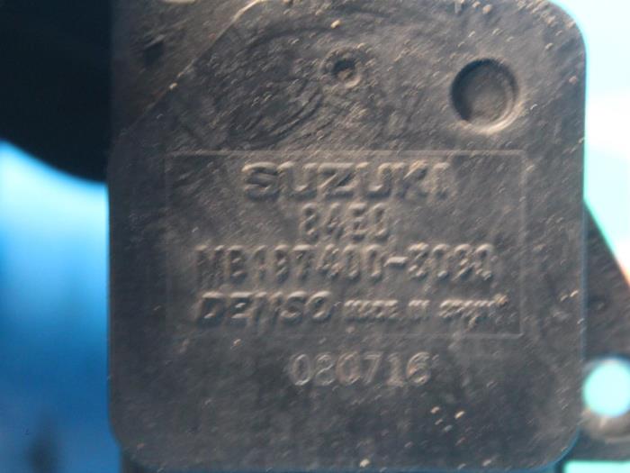Luchthoeveelheidsmeter van een Suzuki SX4 (EY/GY) 1.6 16V VVT Comfort,Exclusive Autom. 2009