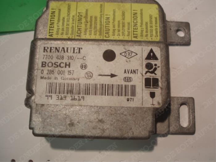 Airbagmodul från en Renault Clio II Societe (SB) 1.9 D 2001