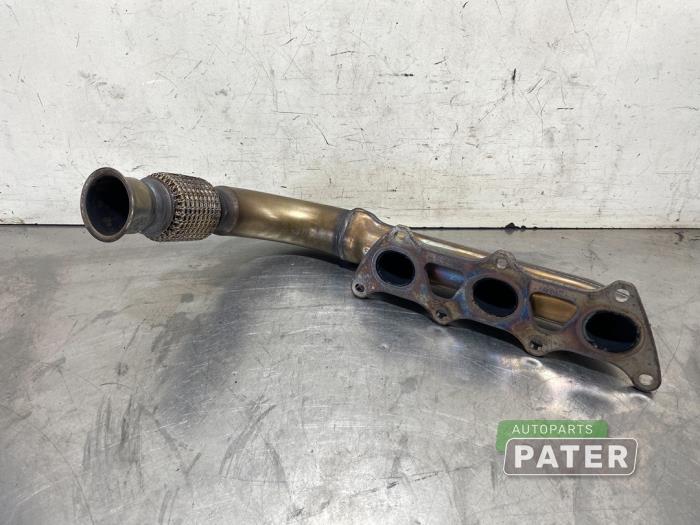 Uitlaatspruitstuk van een Audi Q7 (4MB/4MG) 3.0 TDI V6 24V e-tron plug-in hybrid 2018