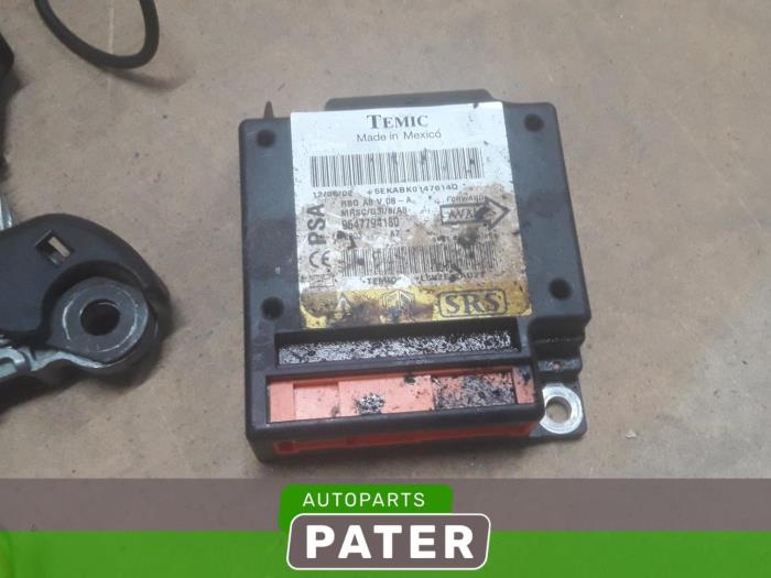 Airbagset + modul från en Citroën C3 (FC/FL/FT) 1.4 2002