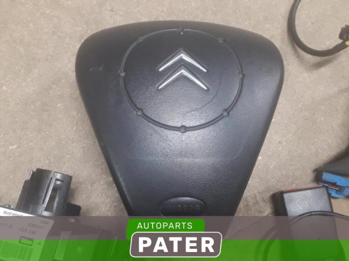 Airbagset + modul från en Citroën C3 (FC/FL/FT) 1.4 2002