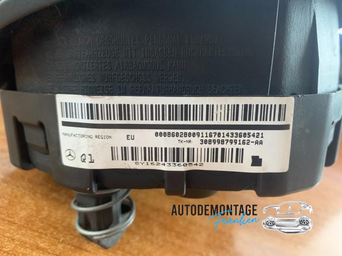 Airbag links (Stuur) van een Mercedes-Benz C (W205) C-250 2.0 CGI 16V 2015
