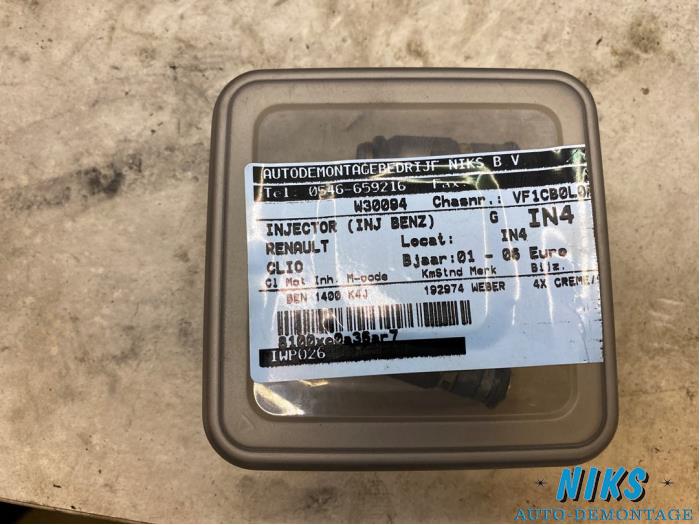 Injecteur (injection essence) d'un Renault Clio 2001