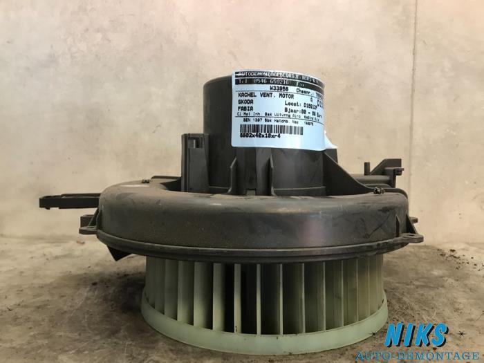Heating and ventilation fan motor from a Skoda Fabia 2000