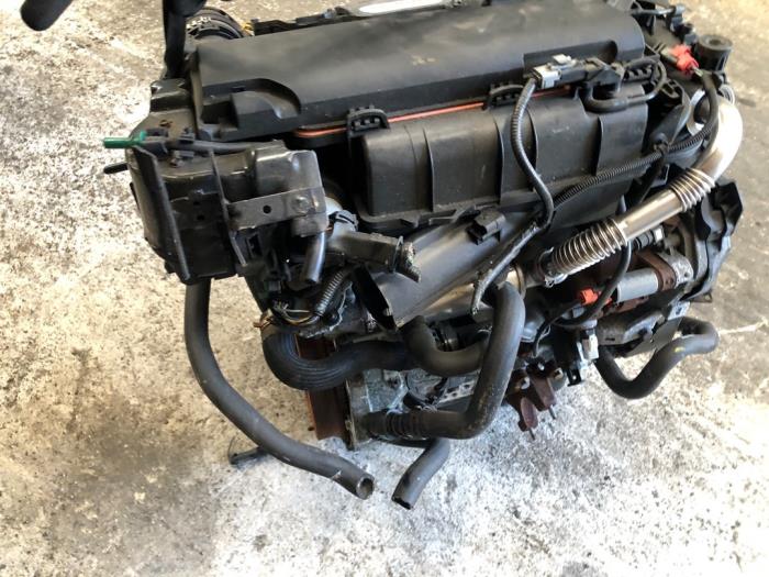 Engine from a Ford Fiesta 6 (JA8) 1.4 TDCi 2010