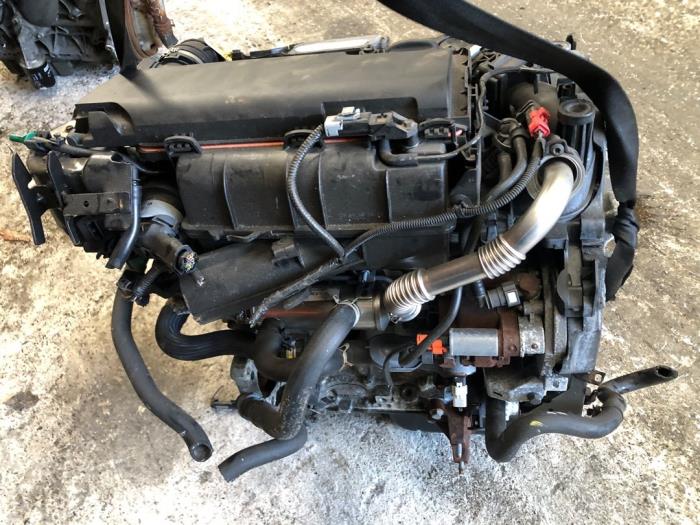 Engine from a Ford Fiesta 6 (JA8) 1.4 TDCi 2010