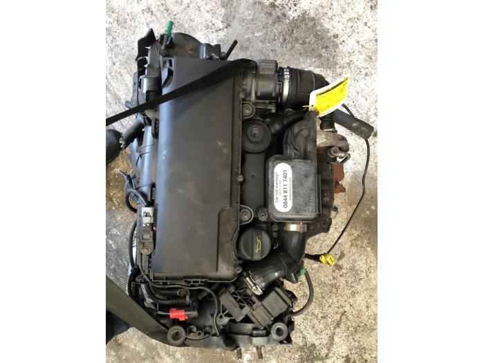 Engine from a Ford Fiesta 6 (JA8) 1.4 TDCi 2010