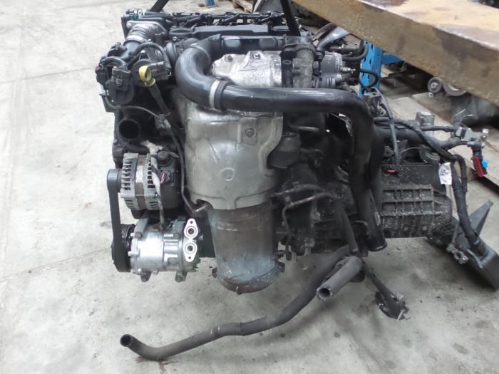 Motor van een Ford Focus 2 Wagon 1.6 TDCi 16V 110 2010