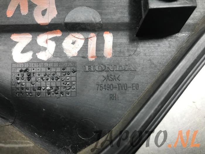 Spiegelkap rechts van een Honda Civic Tourer (FK) 1.6 i-DTEC Advanced 16V 2017