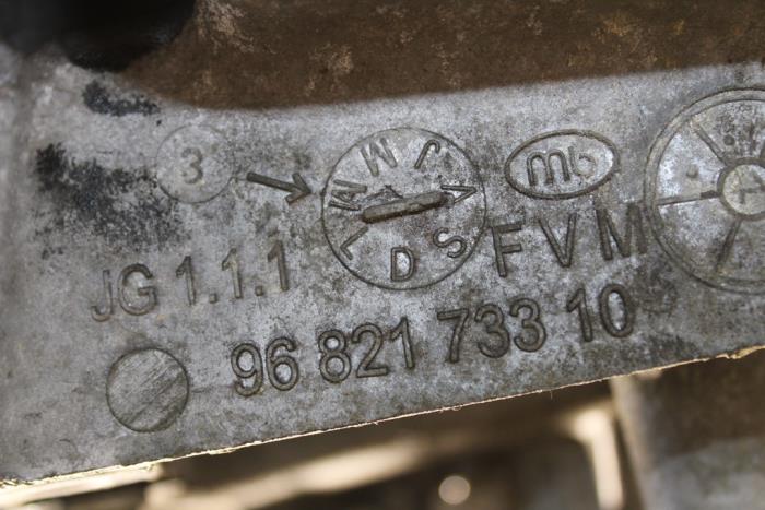 Växellåda från en Citroën C4 Picasso (UD/UE/UF) 2.0 HDiF 16V 135 2007