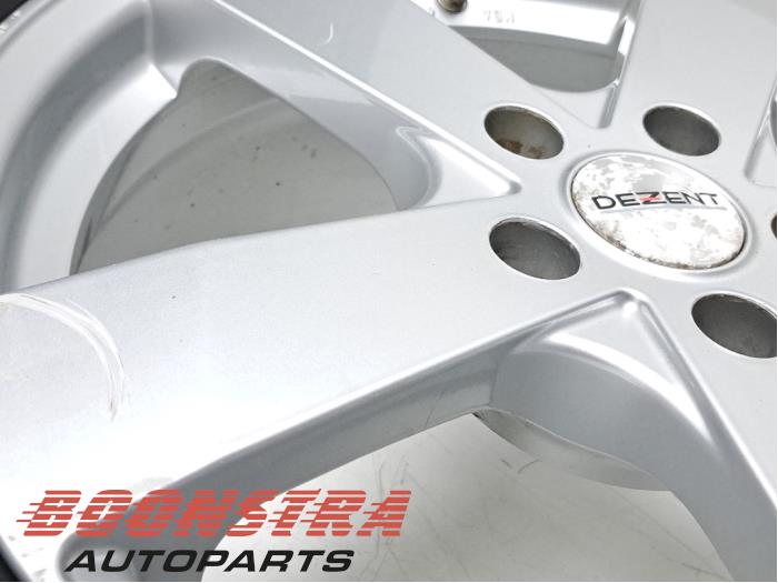 Hjuluppsättning + däck från en Mercedes-Benz C (W205) C-220 2.2 CDI BlueTEC, C-220 d 16V 2017