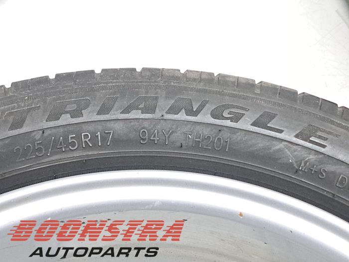 Hjuluppsättning + däck från en Mercedes-Benz C (W205) C-220 2.2 CDI BlueTEC, C-220 d 16V 2017