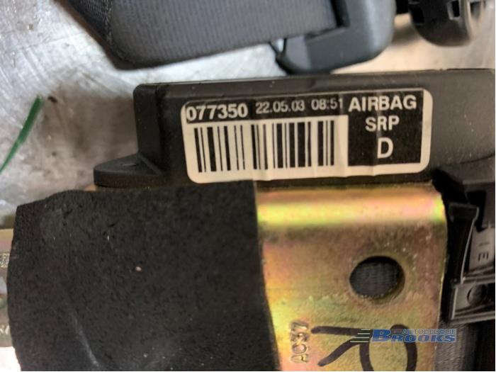 Pas bezpieczenstwa prawy przód z Renault Megane II (BM/CM) 1.9 dCi 120 2003