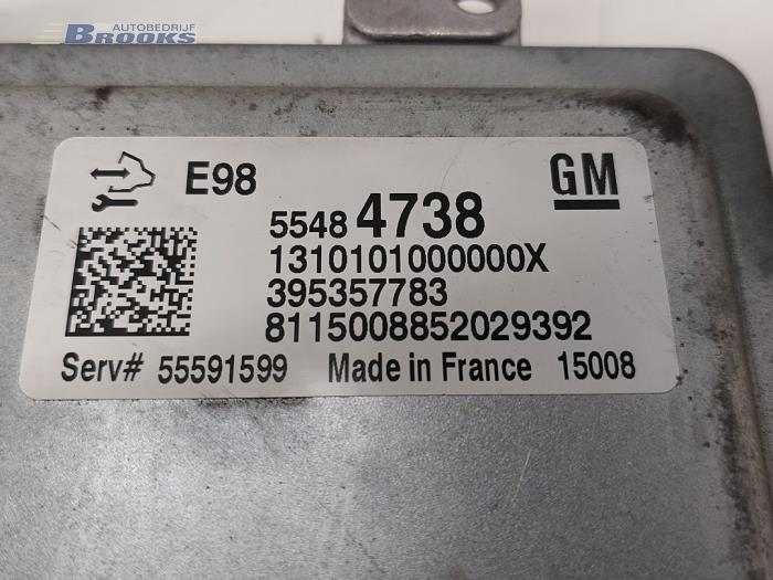 Dator, motorstyrning från en Opel Astra J Sports Tourer (PD8/PE8/PF8) 1.6 CDTI 16V 2015