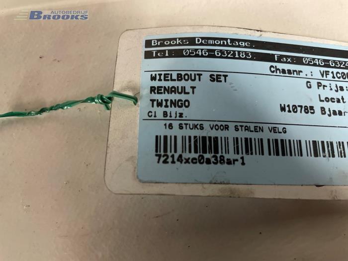 Wielbouten set van een Renault Twingo 1998
