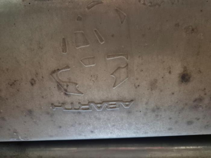 Ljuddämpare, bak från en Fiat 500 Abarth 2019