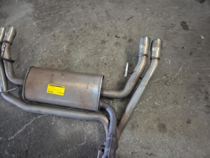 Ljuddämpare, bak från en Fiat 500 Abarth 2019