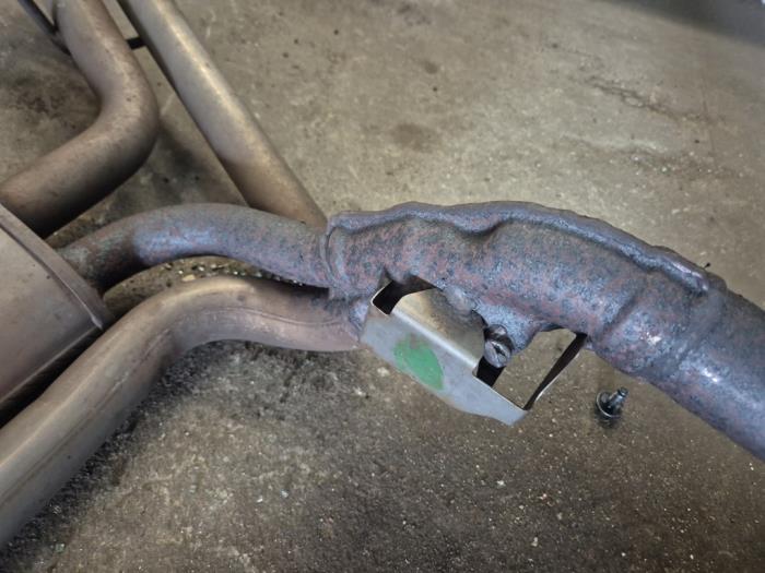 Ljuddämpare, bak från en Fiat 500 Abarth 2019