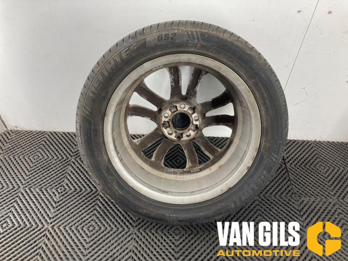 Hjuluppsättning + däck från en Mercedes-Benz C Estate (S205) C-180 BlueTEC, C-180 d 1.6 16V 2016