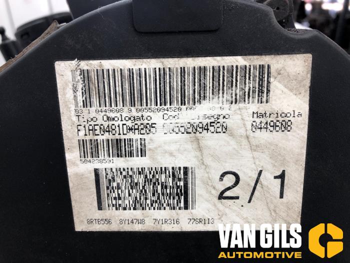 Motor van een Fiat Ducato (250) 2.3 D 120 Multijet 2007