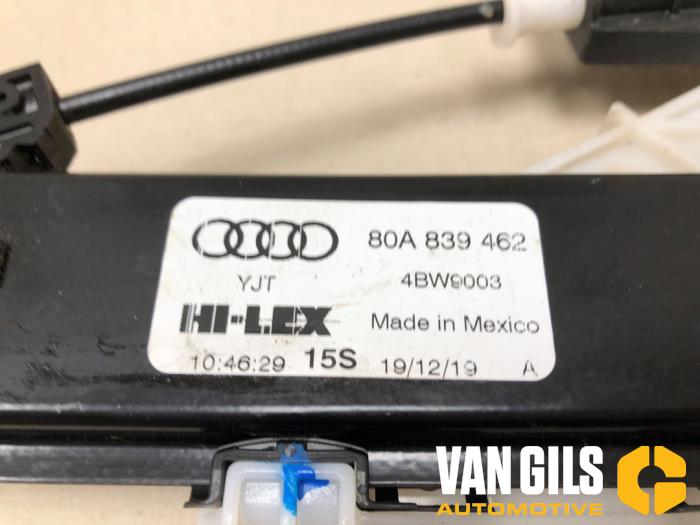 Fönstermekanism för bakre dörr, 4-dörrars, höger från en Audi Q5 (FYB/FYG) 2.0 50 TFSI e 16V Quattro 2020