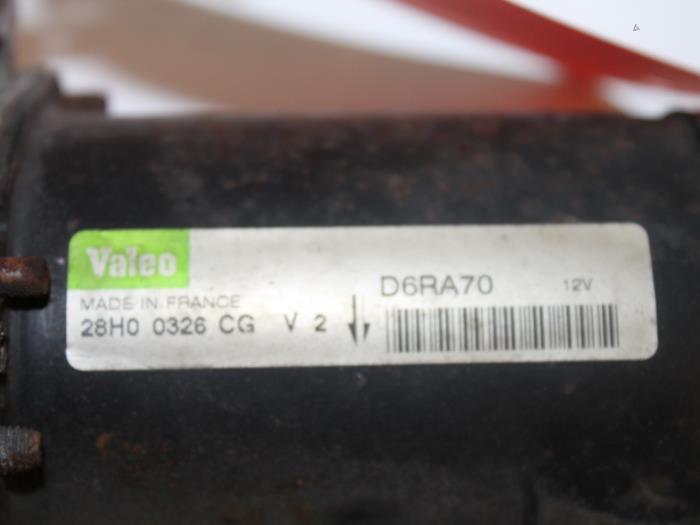 Startmotor från en Renault Espace (JE) 3.0 V6 24V 2001