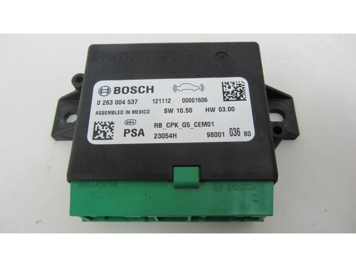 PDC-modul från en Peugeot 208 I (CA/CC/CK/CL) 1.6 Vti 16V 2013