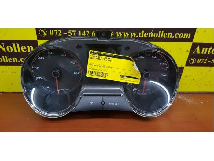 Kilometerteller KM van een Seat Ibiza IV (6J5) 1.2 12V 2014