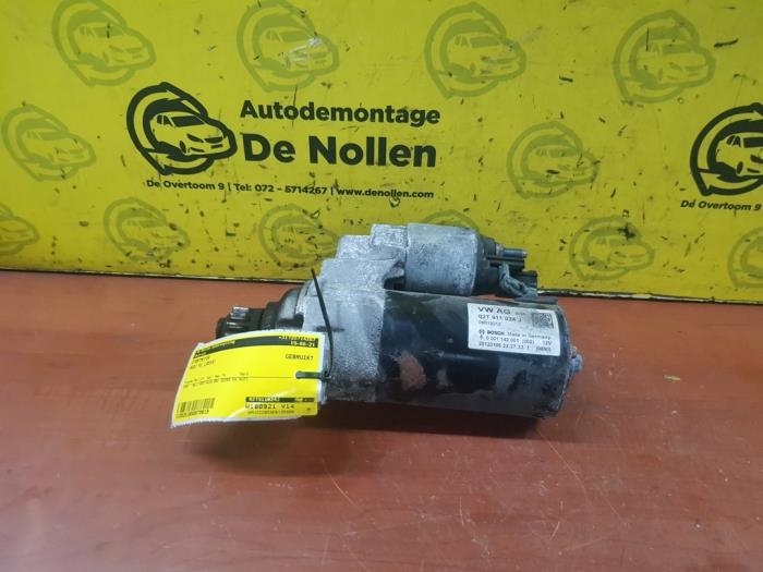 Startmotor från en Audi A1 Sportback (8XA/8XF) 1.4 TFSI 16V 122 2014