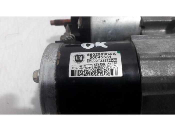 Startmotor från en Abarth 500C/595C/695C 1.4 T-Jet 16V 695,595 Competizione,Rivale 2015