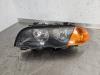 Strålkastare, vänster från en BMW 3 serie (E46/4), 1997 / 2005 316i, Sedan, 4 dörrar, Bensin, 1.895cc, 77kW (105pk), RWD, M43B19; 194E1, 1998-12 / 2002-02, AL11; ER11 2001