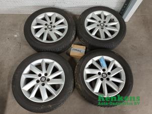 Gebruikte Sportvelgenset + banden Seat Ibiza IV (6J5) 1.2 TDI Ecomotive Prijs op aanvraag aangeboden door Renkens Auto-Onderdelen B.V.