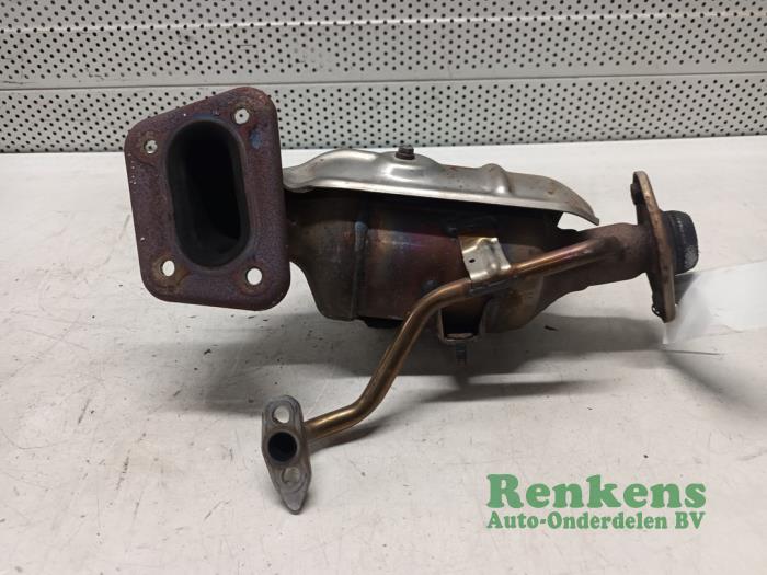 Avgasgrenrör + katalysator från en Citroën C1 1.0 12V VVT-i 2019