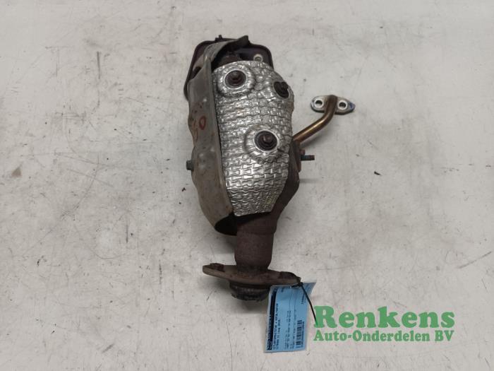 Avgasgrenrör + katalysator från en Citroën C1 1.0 12V VVT-i 2019