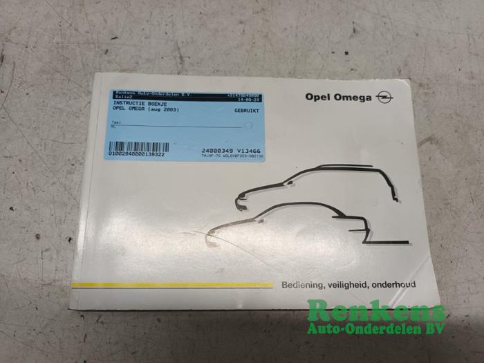 Opel Omega Livrets d'instructions stock | ProxyParts.fr